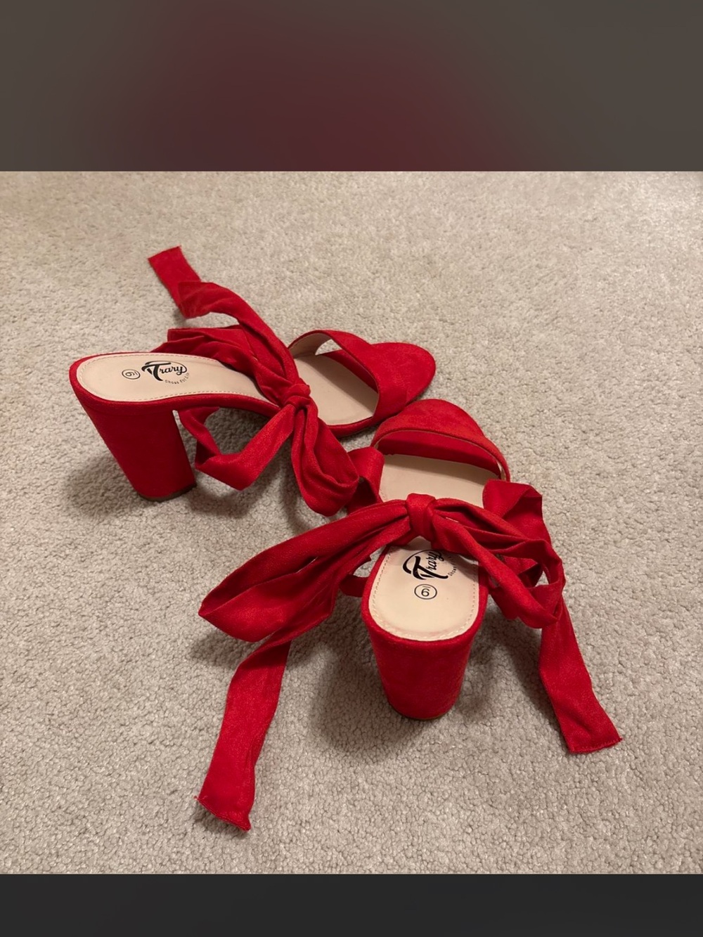 Red heels 3 inch